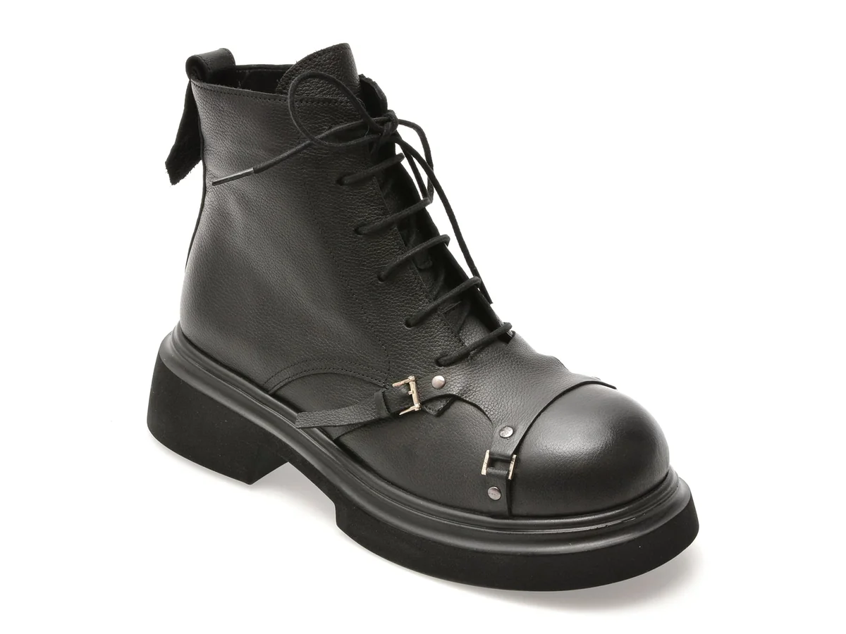 Ghete Gryxx Negre 3642600, Din Piele Naturala