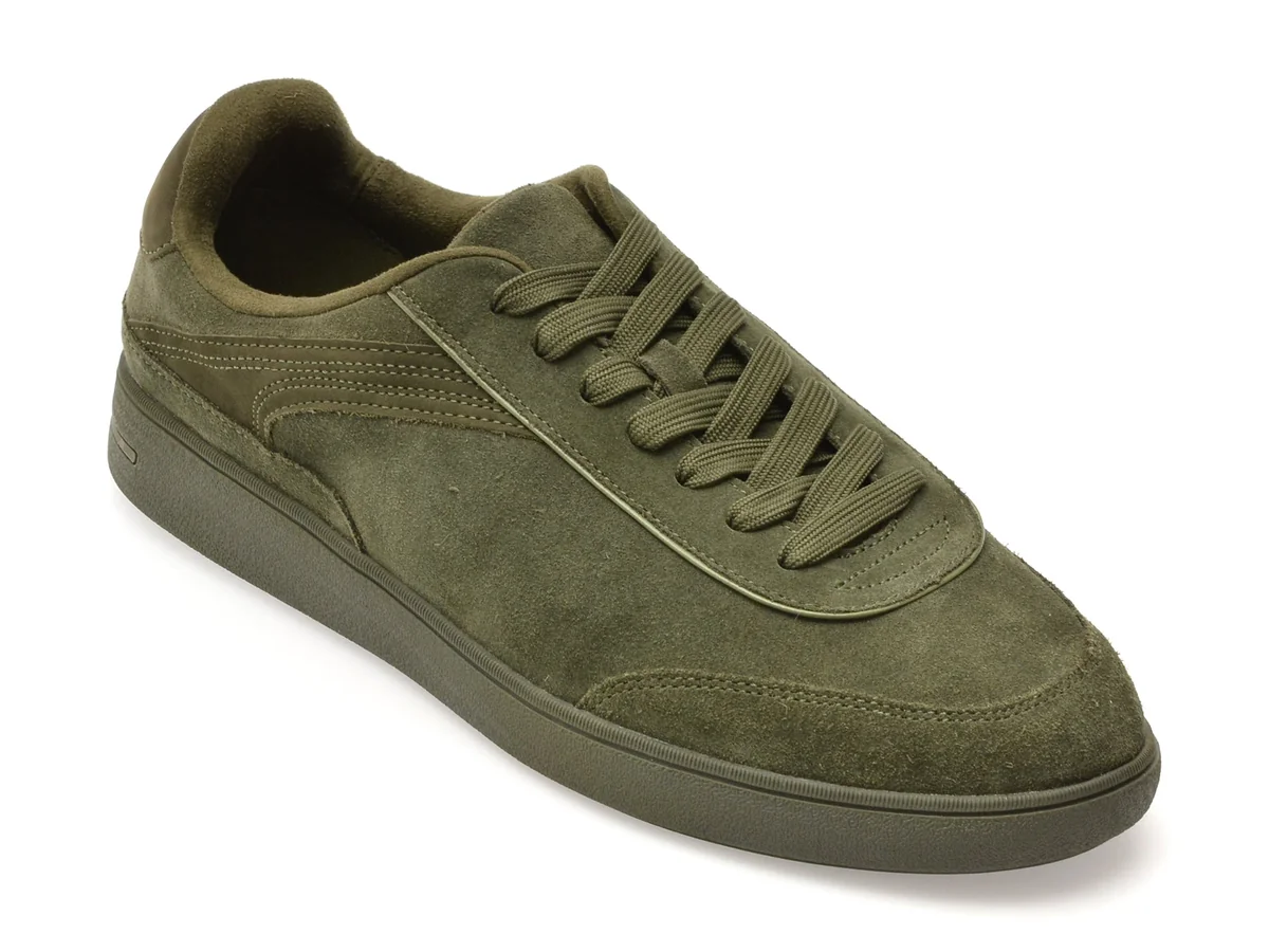 Pantofi Sport Aldo Kaki, Cypress 307, Din Piele Întoarsă
