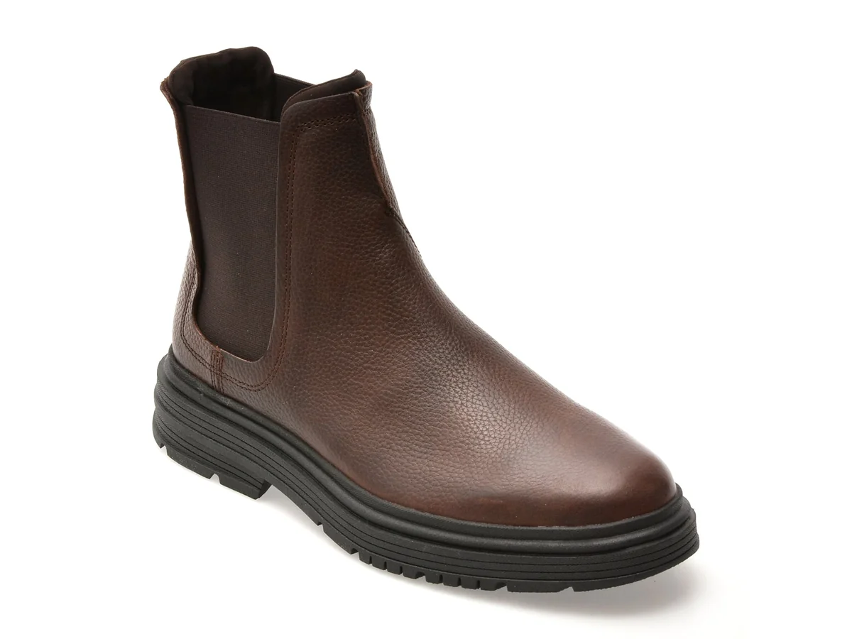 Ghete Clarks Maro, Badbury Easy, Din Piele Naturală