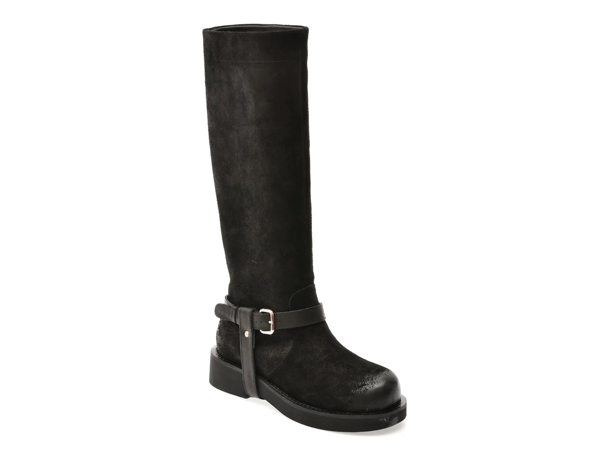 Cizme Gryxx Negre 7023 Din Piele Naturala