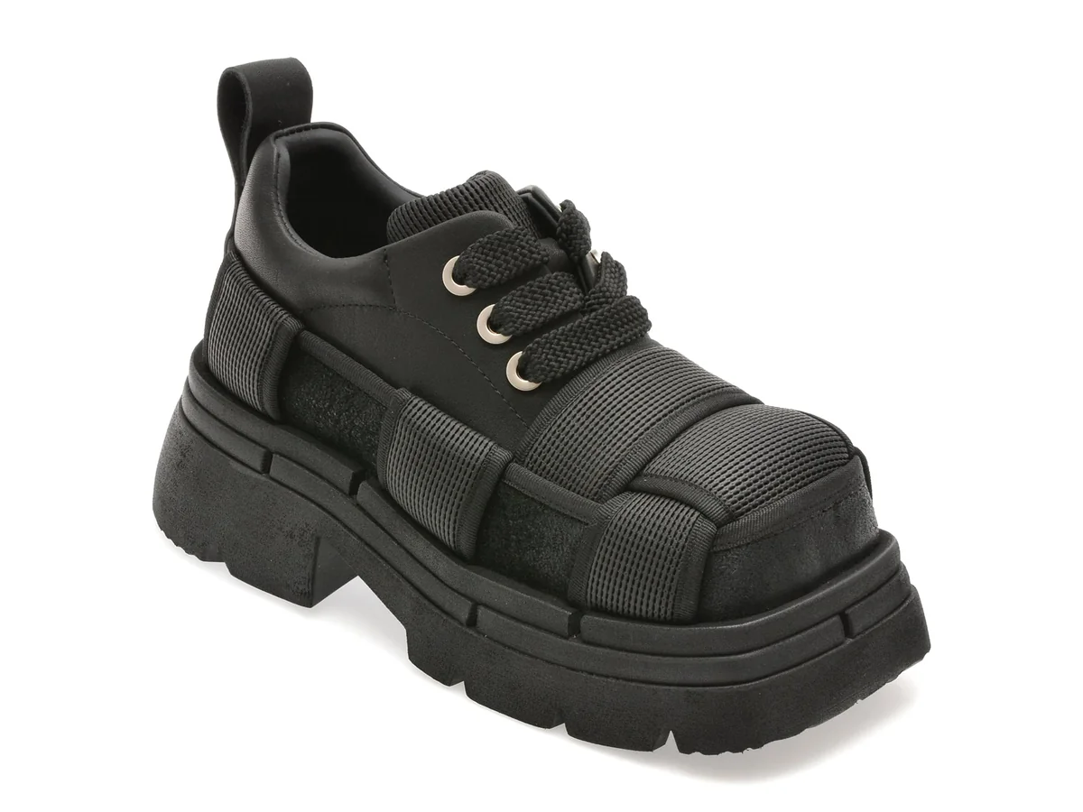 Pantofi Sport Gryxx Negri, 6882, Din Piele Naturală