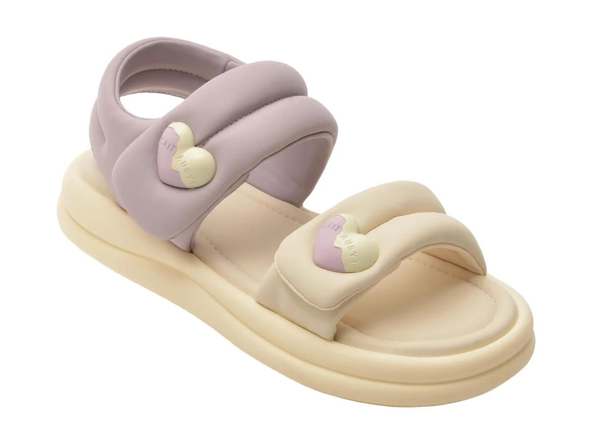Sandale Selection Kids Bej, 25811, Din Piele Ecologică