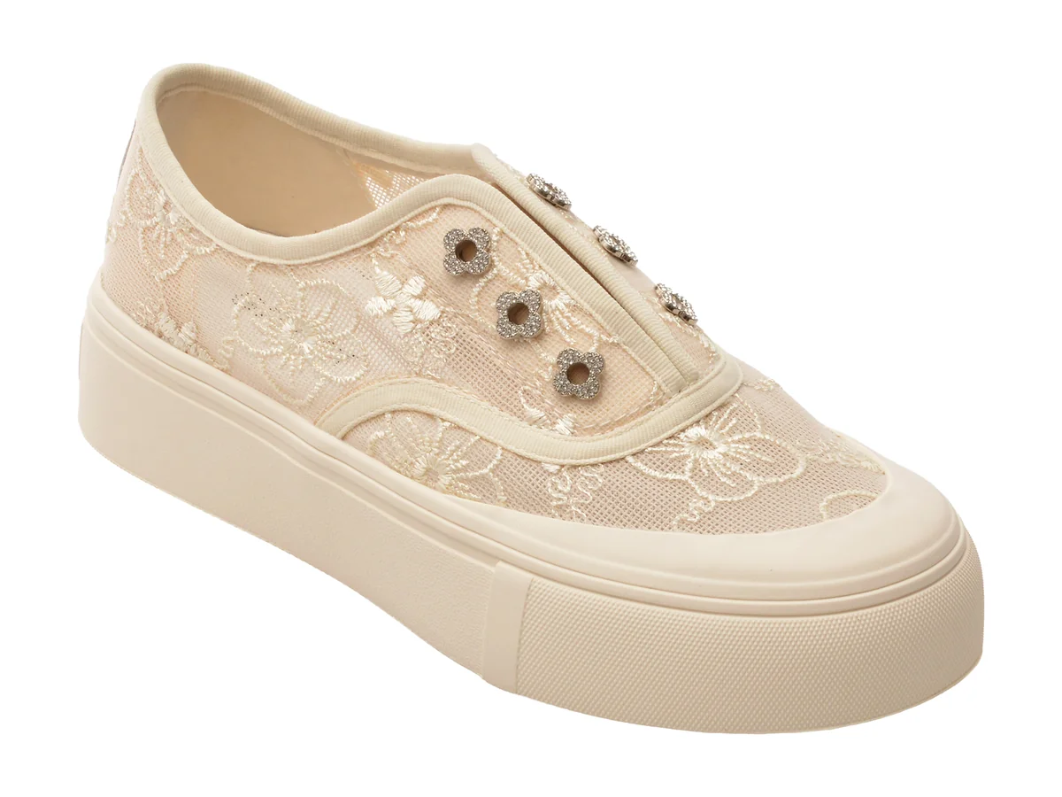 Pantofi Sport Gryxx Bej 9125 Din Material Textil