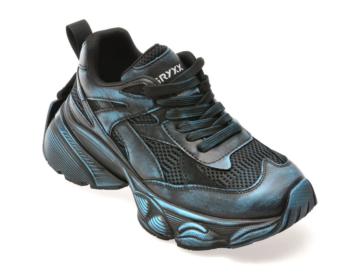 Pantofi Sport Gryxx Negri 5001 Din Material Textil