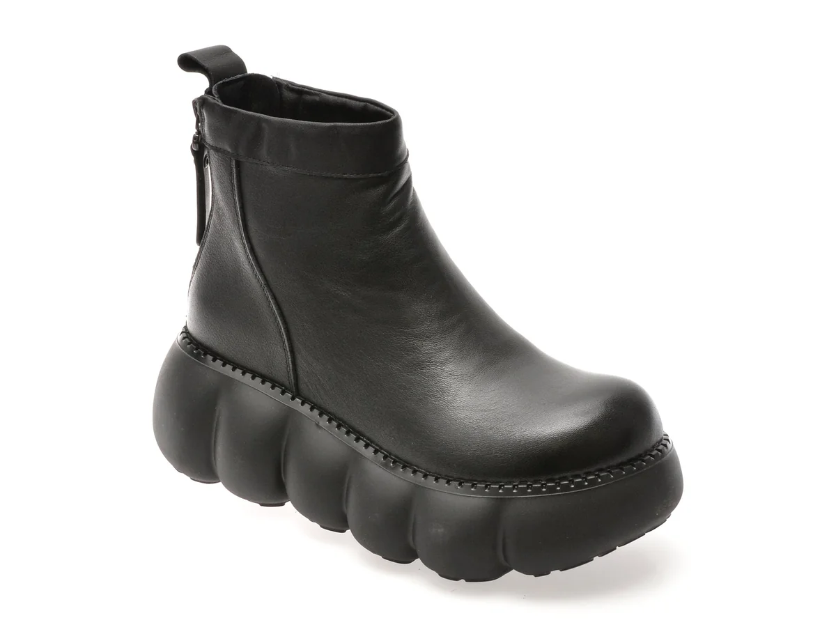 Ghete Gryxx Negre 2655 Din Piele Naturala