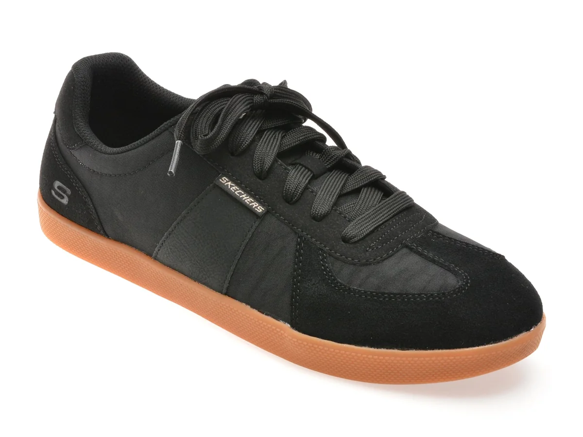 Pantofi Sport Skechers Negri, Placer, Din Material Textil