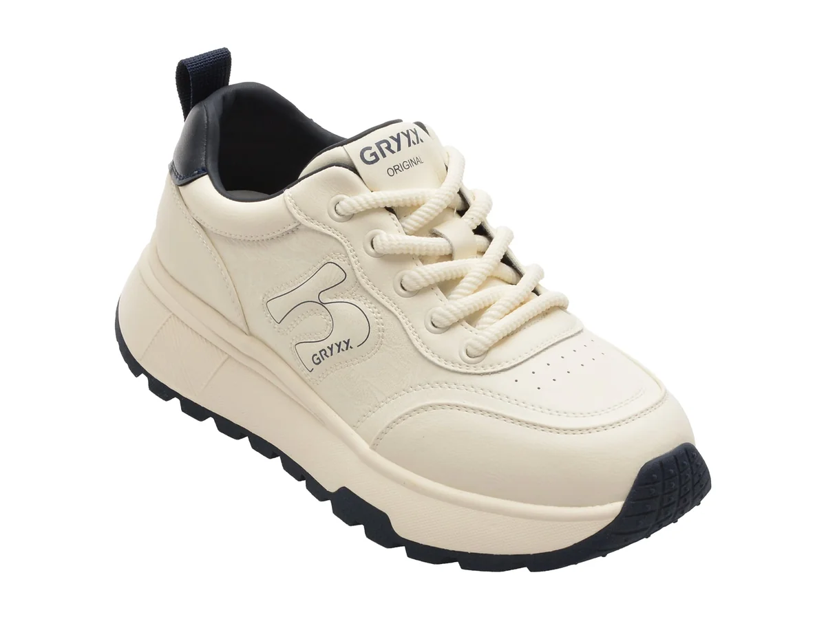 Pantofi Sport Gryxx Albi, 766, Din Piele Naturală