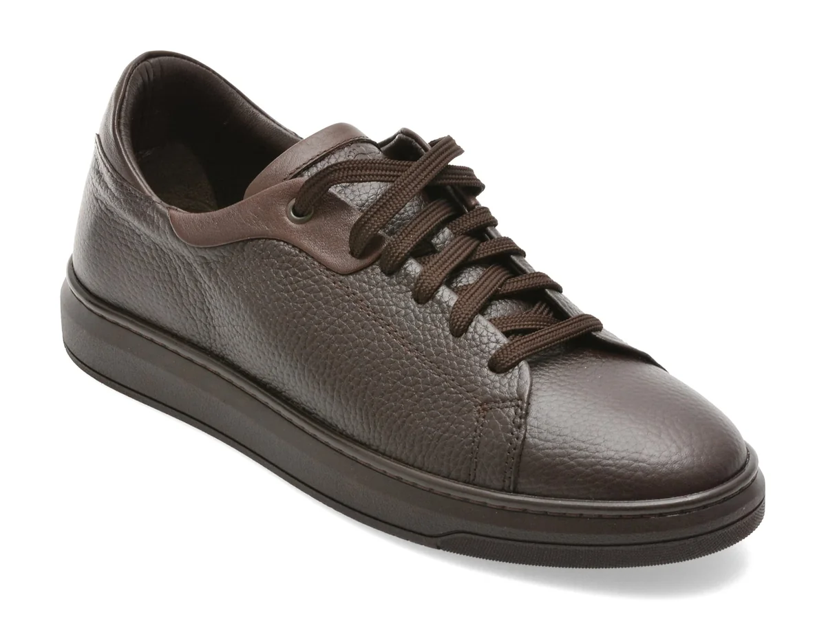 Pantofi Sport Marco Buffon Maro, BF1490, Din Piele Naturala