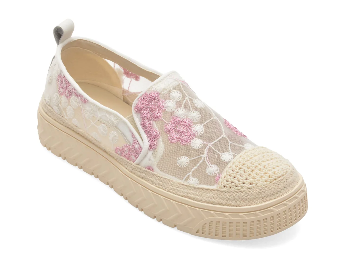 Pantofi Sport Pass Collection Bej, HT60009, Din Material Textil