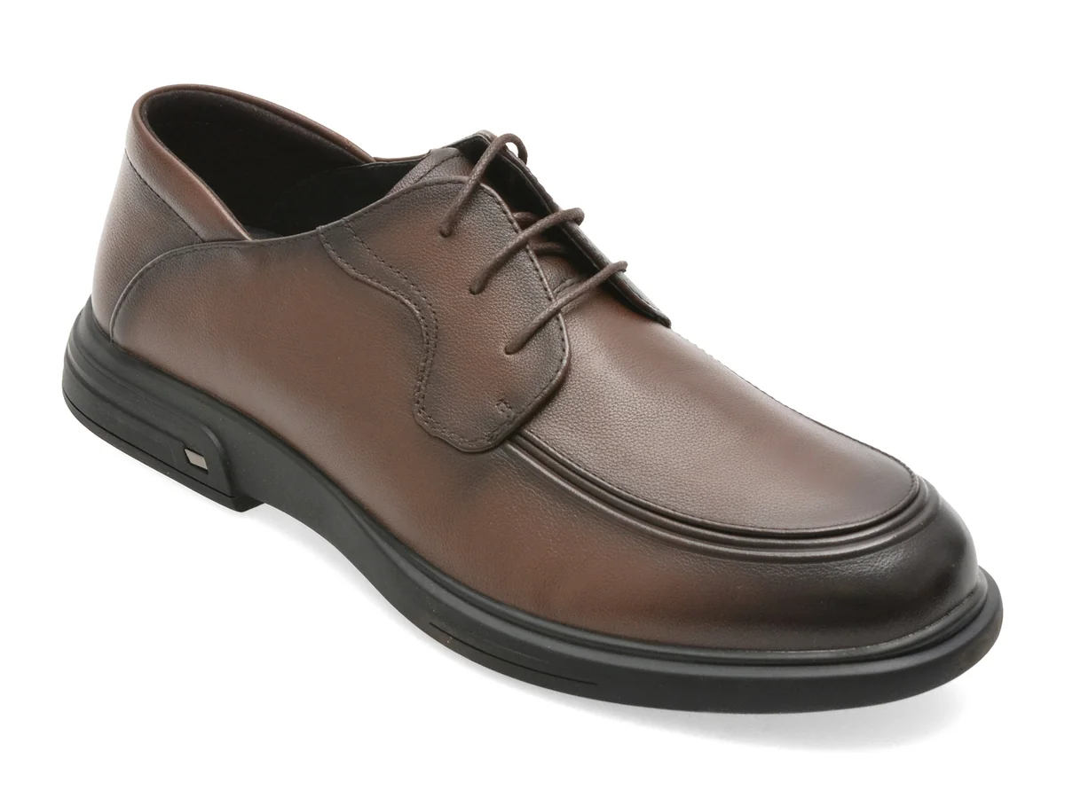 Pantofi Otter Maro, 51773, Din Piele Naturală
