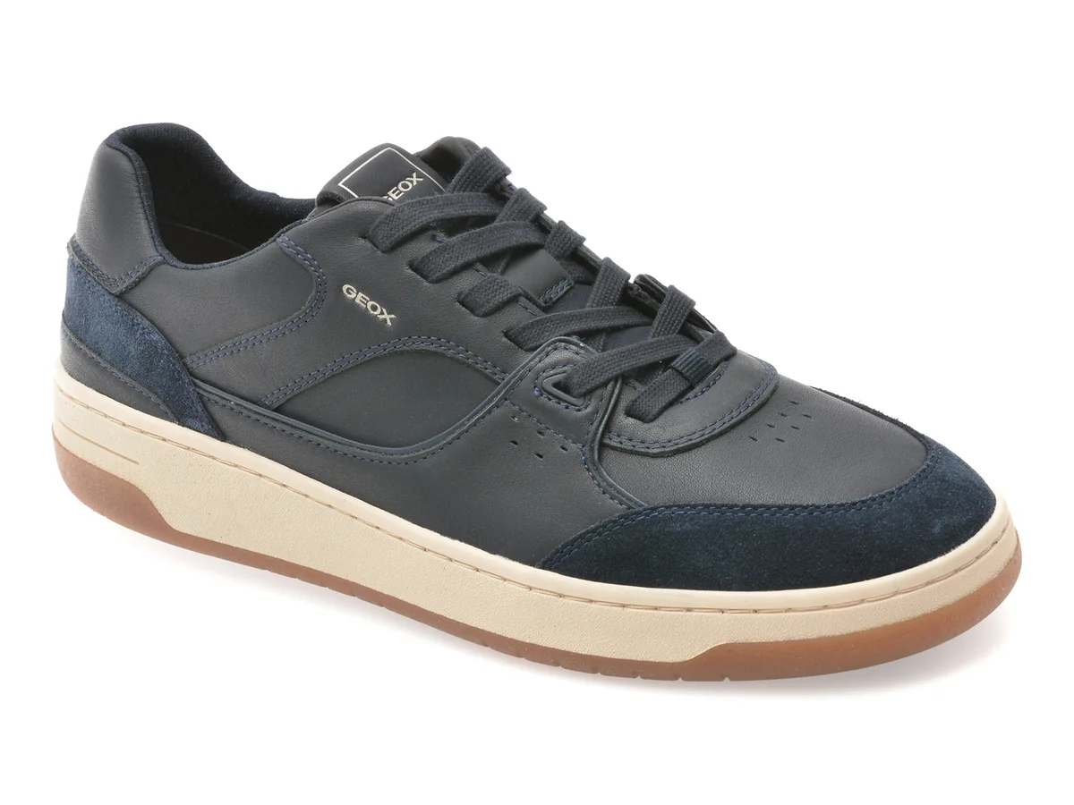 Pantofi Sport Geox Bleumarin, U65M5B, Din Piele Naturala