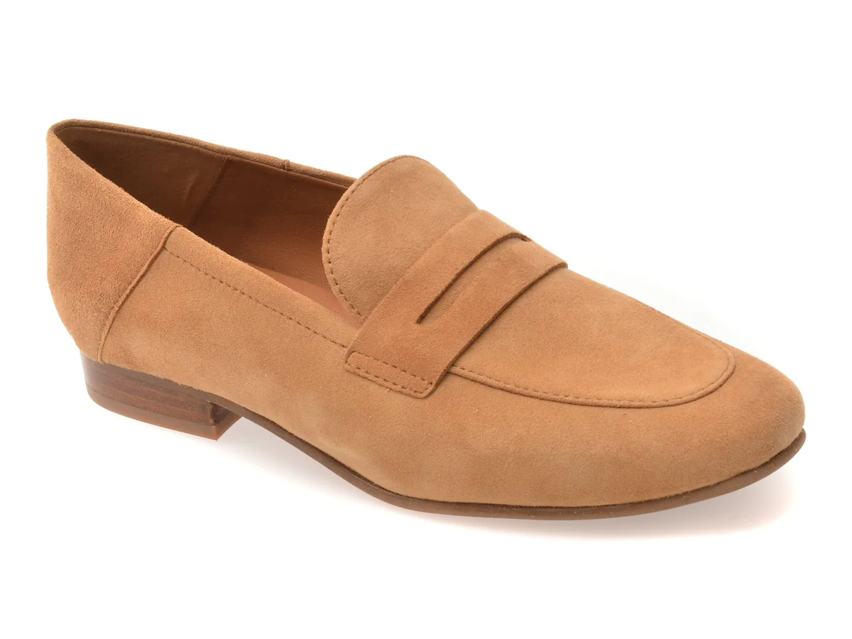 Mocasini Geox Maro, D552EA, Din Piele Întoarsă