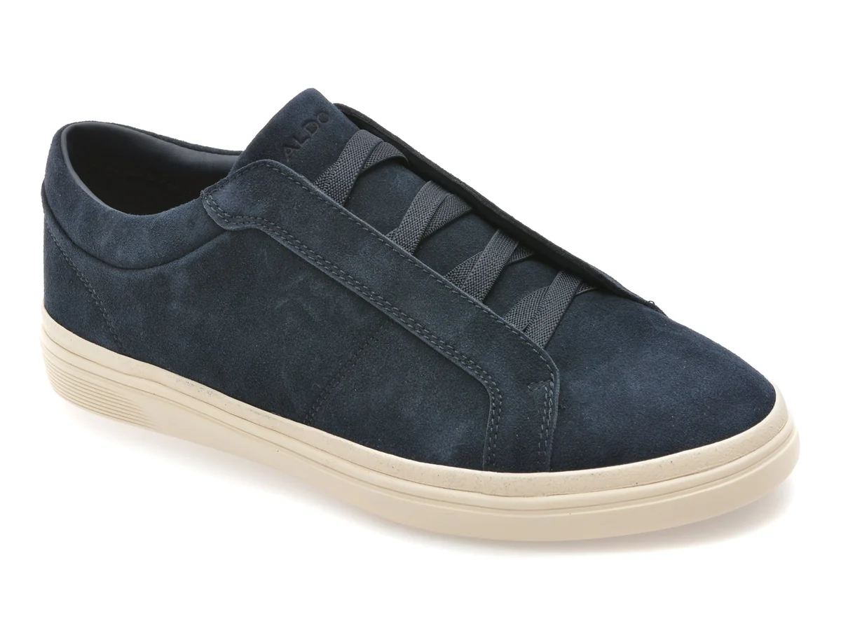 Pantofi Sport Aldo Bleumarin, Carlson 410, Din Piele Întoarsă
