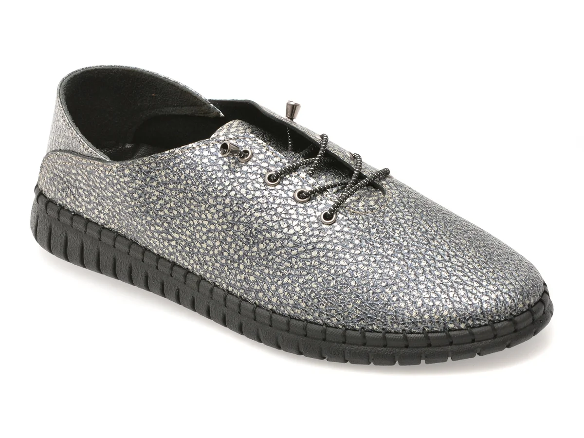Pantofi Evida Bleumarin, EV2902B, Din Piele Naturala