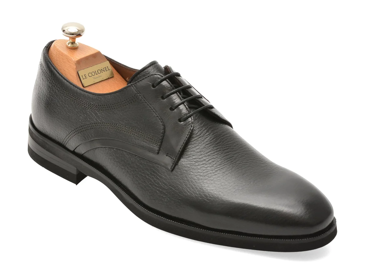Pantofi Eleganți Le Colonel Negri, 484118, Din Piele Naturală