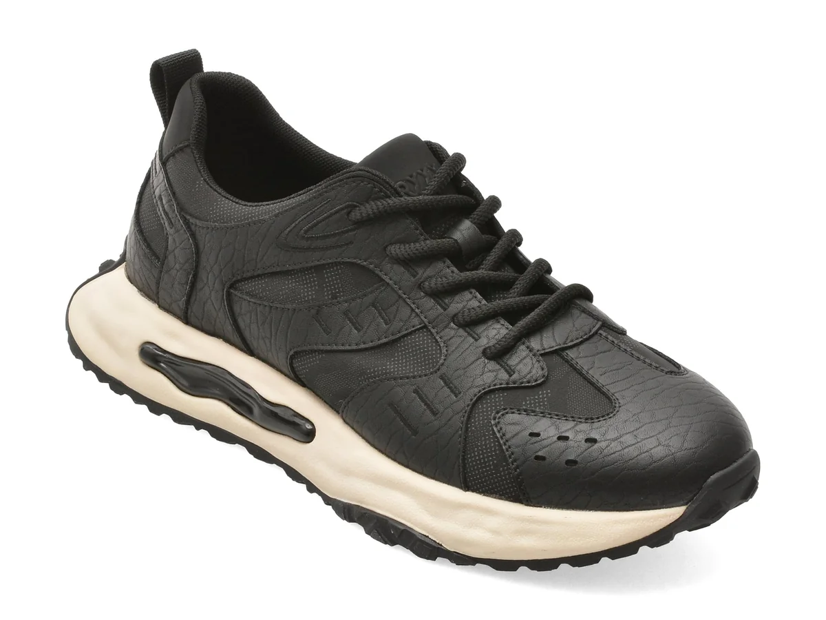 Pantofi Sport Gryxx Negri 63515 Din Material Textil