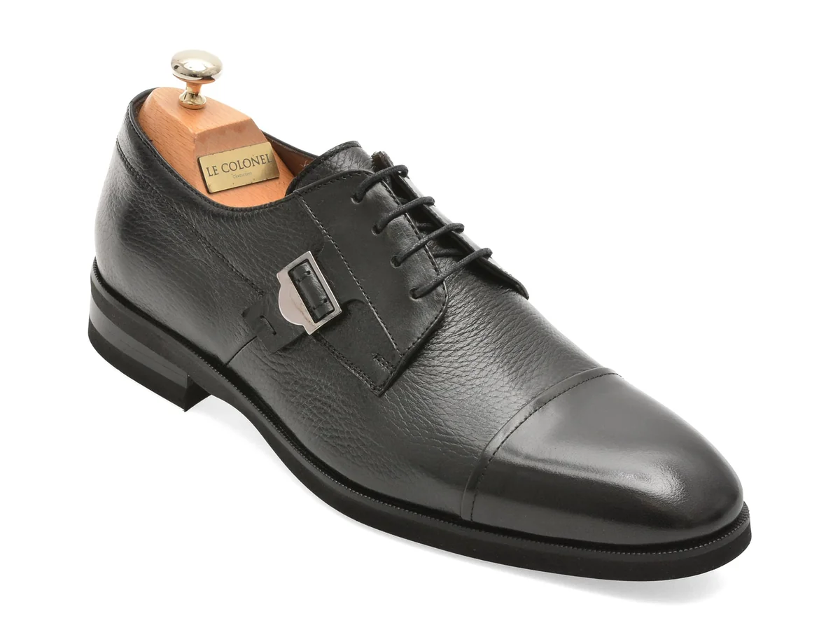 Pantofi Eleganți Le Colonel Negri, 484110, Din Piele Naturală