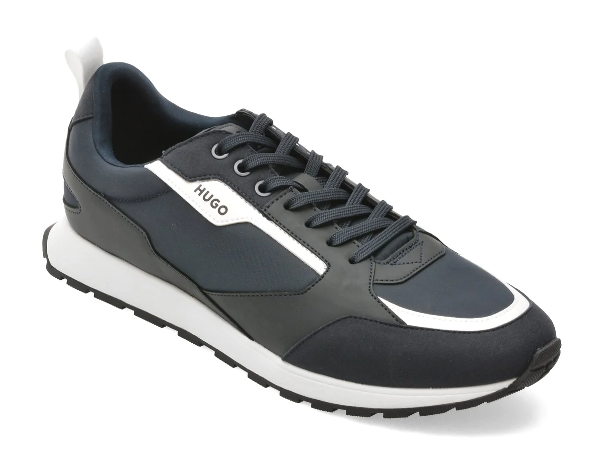 Pantofi Sport Hugo Bleumarin, 6568, Din Material Textil