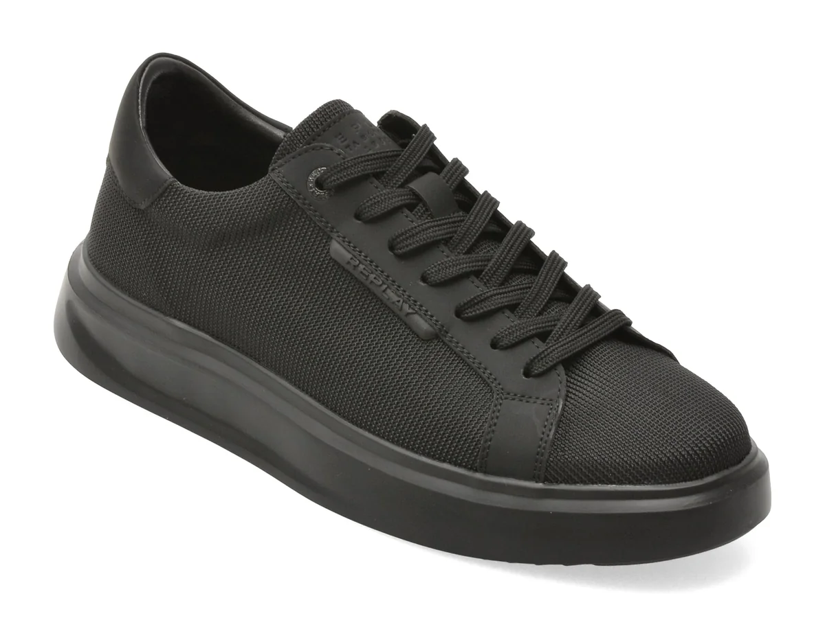 Pantofi Sport Replay Negri MZ8E02T Din Material Textil