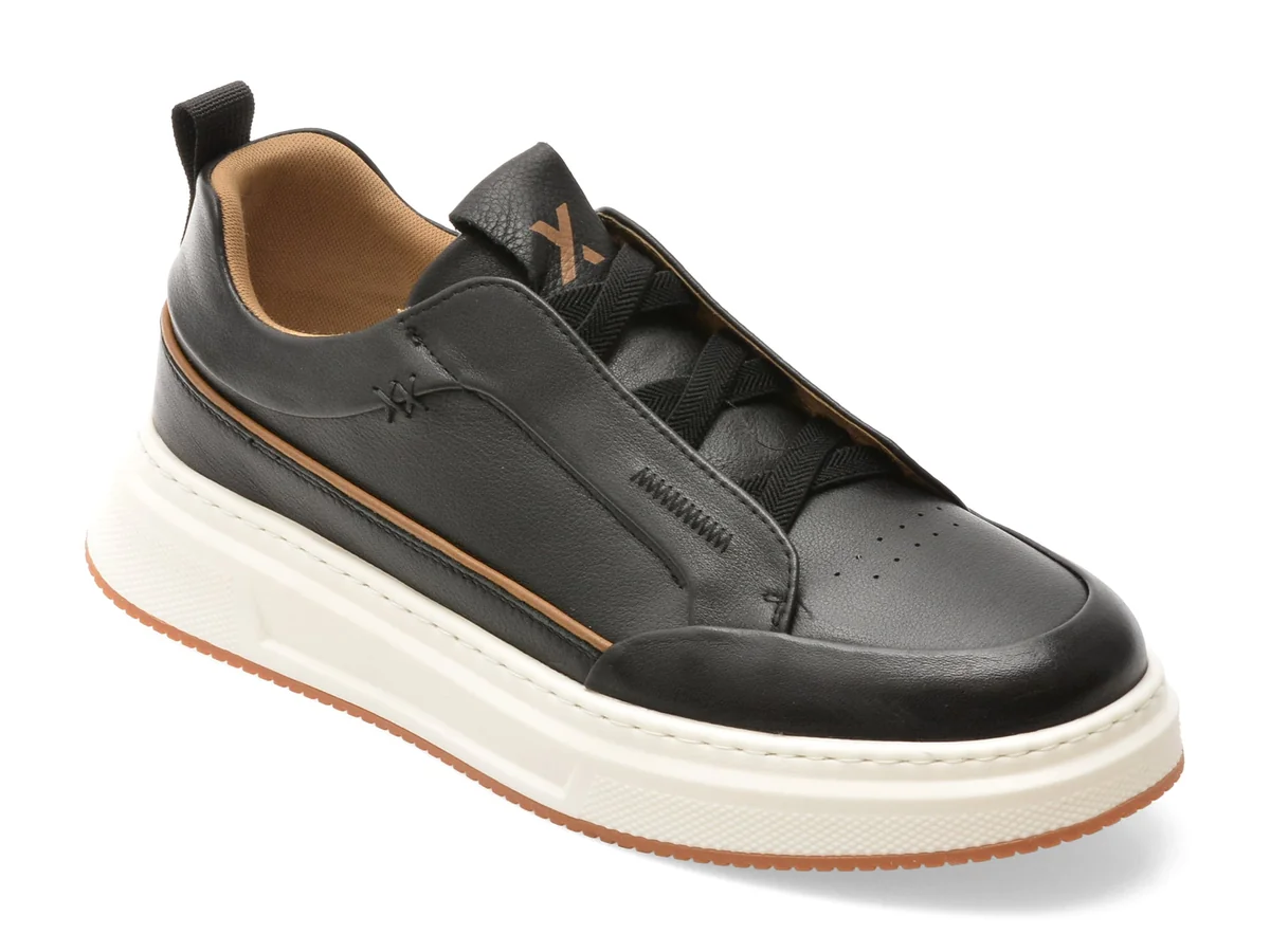 Pantofi Sport Gryxx Negri, 59356, Din Piele Naturală