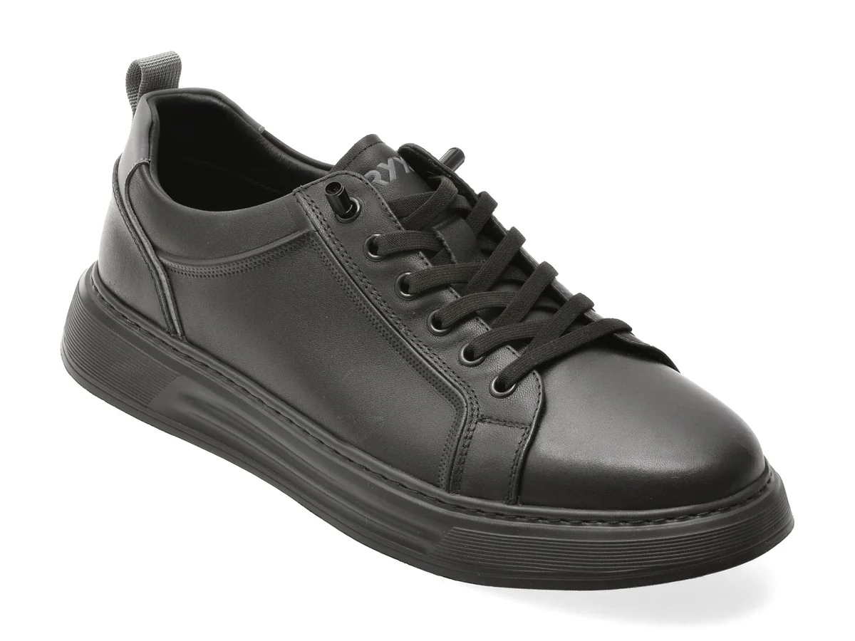 Pantofi Sport Gryxx Negri, 59716, Din Piele Naturala