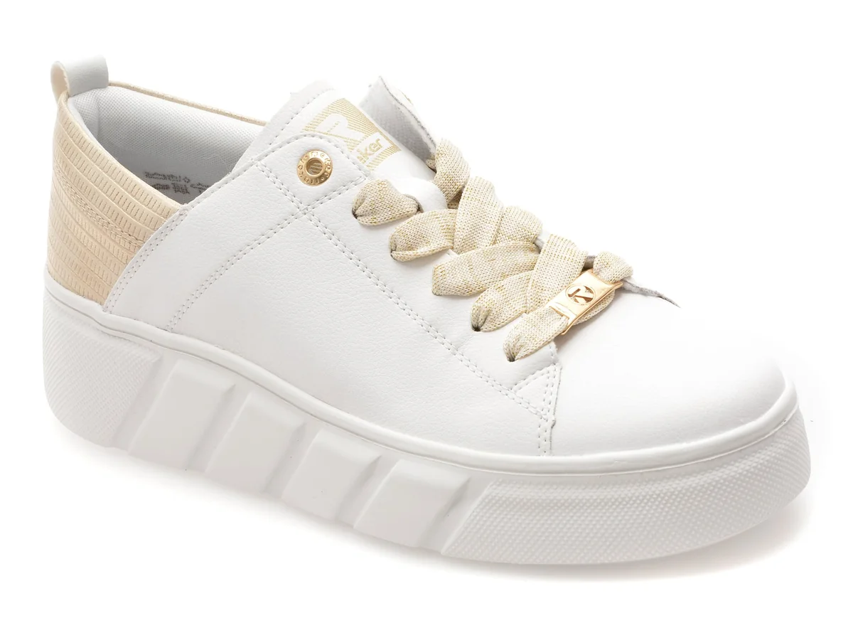 Pantofi Sport Rieker Albi W2602 Din Piele Naturala
