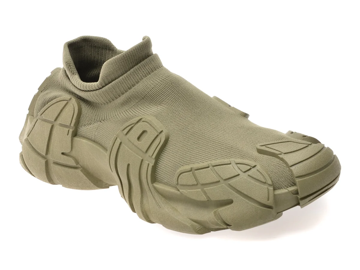 Pantofi Sport Gryxx Kaki, 8088, Din Material Textil