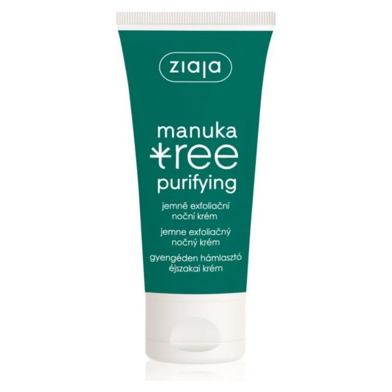 Crema noapte exfoliere delicata Manuka Tree, 50 ml, Ziaja