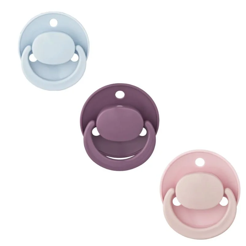 Suzeta rotunda din latex, 0-24 luni, diverse culori, Baby Nova
