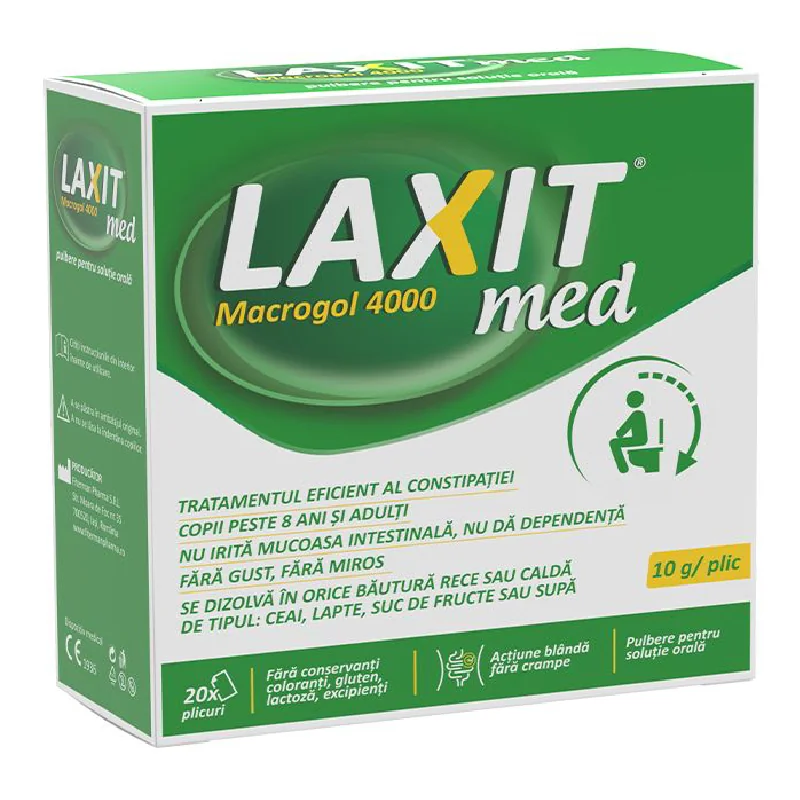 Laxit Med, 20 plicuri *10g, Fiterman Pharma