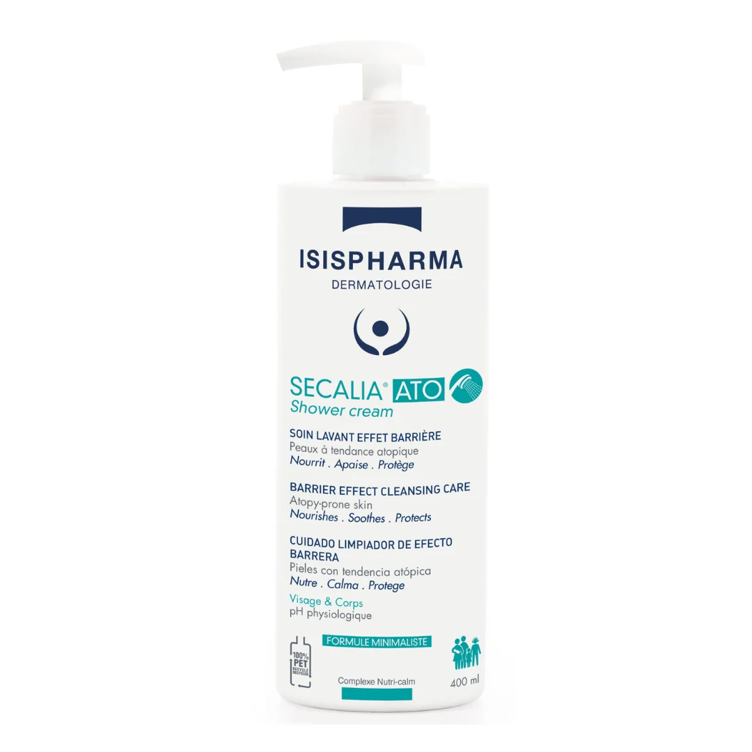 Crema de curatare pentru pielea atopica Secalia ATO Shower cream, 400 ml, IsisPharma