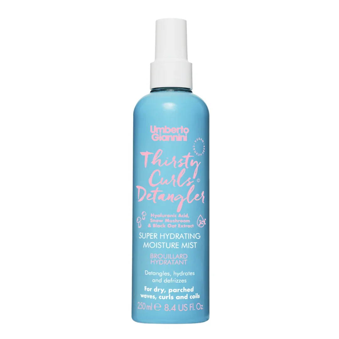 Spray pentru hidratare profunda si definirea buclelor Thirsty Curls Detangler, 250 ml, Umberto Giannini