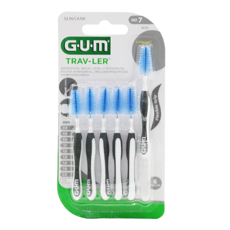 Periure Interdentare Trav-ler, 2.6mm, negru, Sunstar GUM