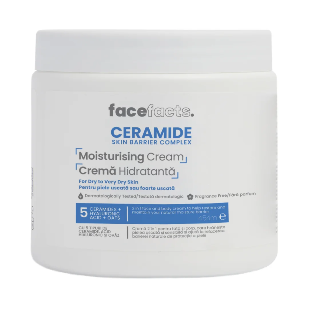 Crema hidratanta pentru ten si corp Ceramide 454ml, Face Facts