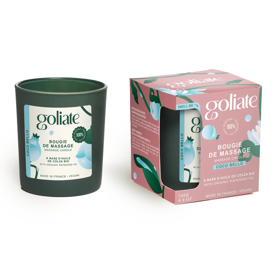 Lumanare pentru masaj Coco Bello 140 g, Goliate