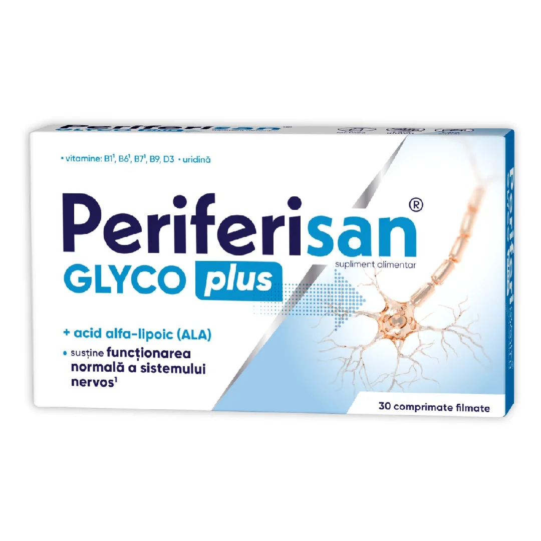 Periferisan Glyco Plus, 30 comprimate, Zdrovit