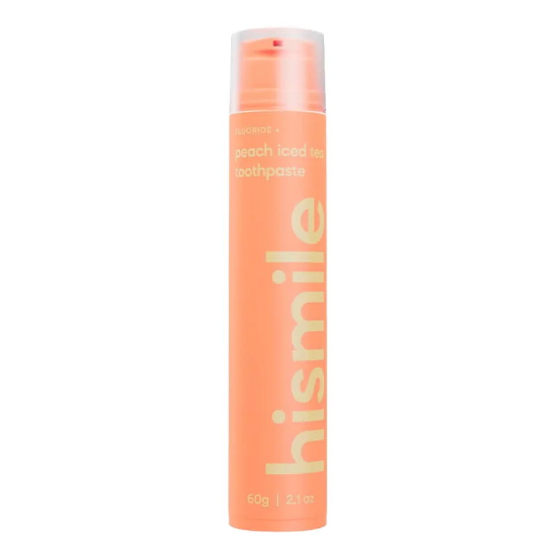 Pasta de dinti Peach Iced Tea, 60 g, Hismile