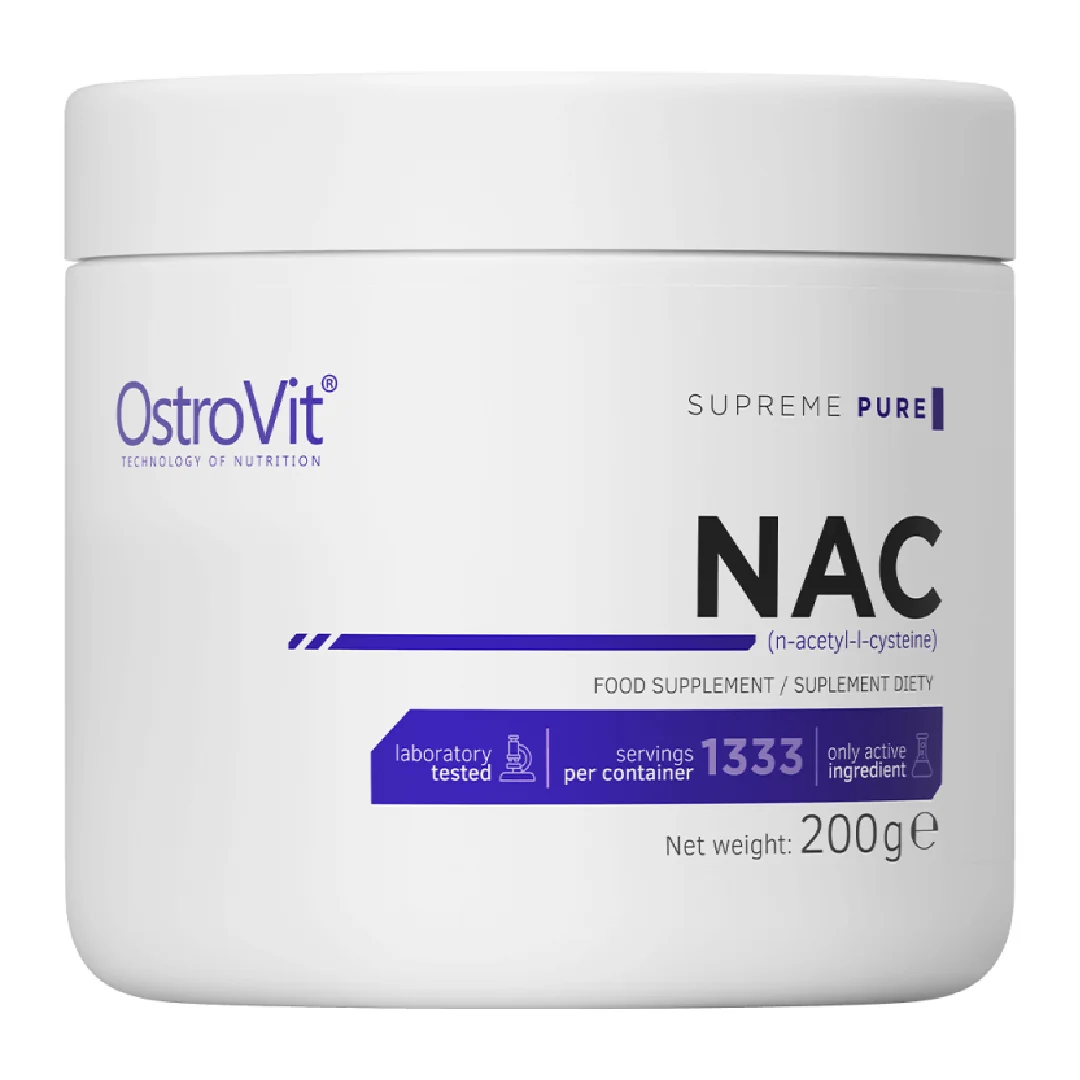 N-Acetil L-Cisteina NAC Natural, 200 g, OstroVit