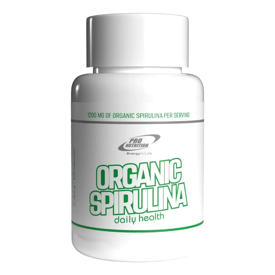 Spirulina organica Daily Health, 100 capsule, Pro Nutrition