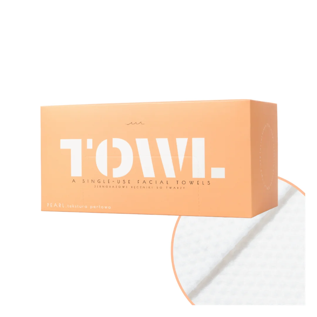 Prosoape faciale de unica folosinta Pearl, 80 bucati, Towl