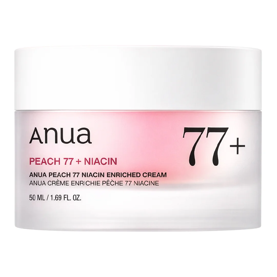Crema de fata Peach 77 Niacin Enriched, 50 ml, Anua