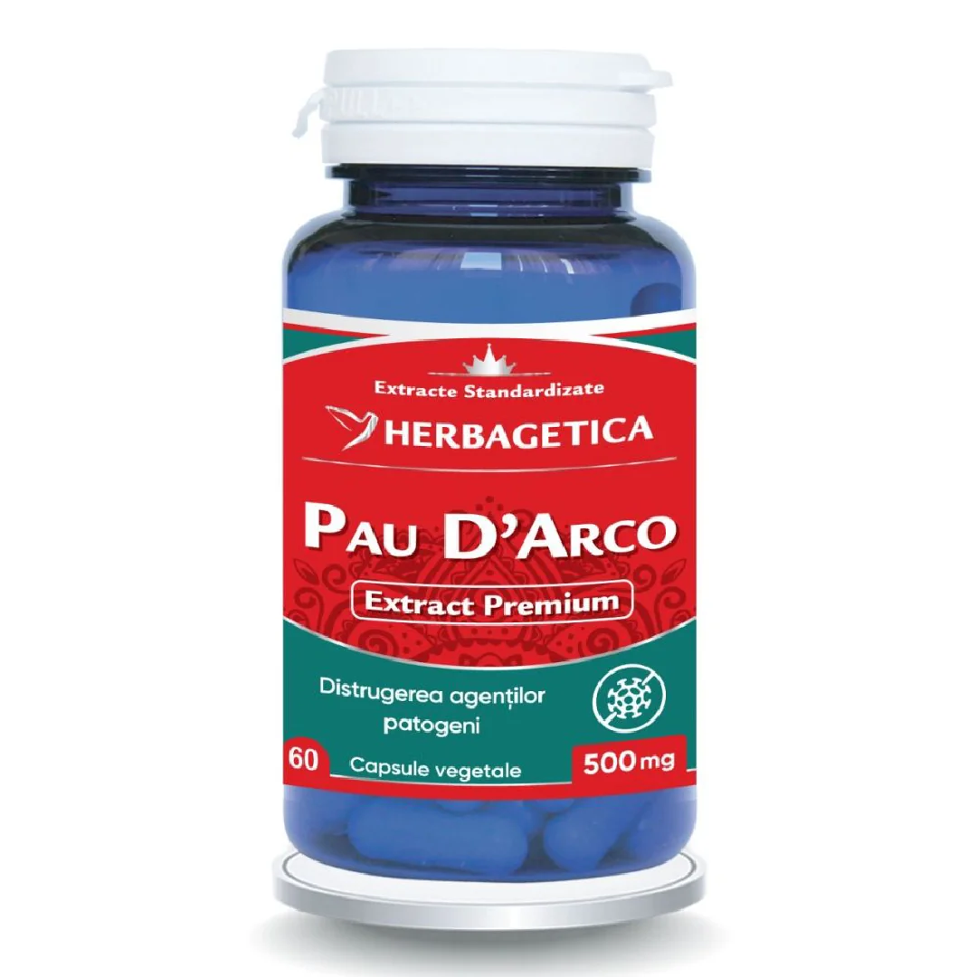 Pau D'Arco, 60 capsule, Herbagetica