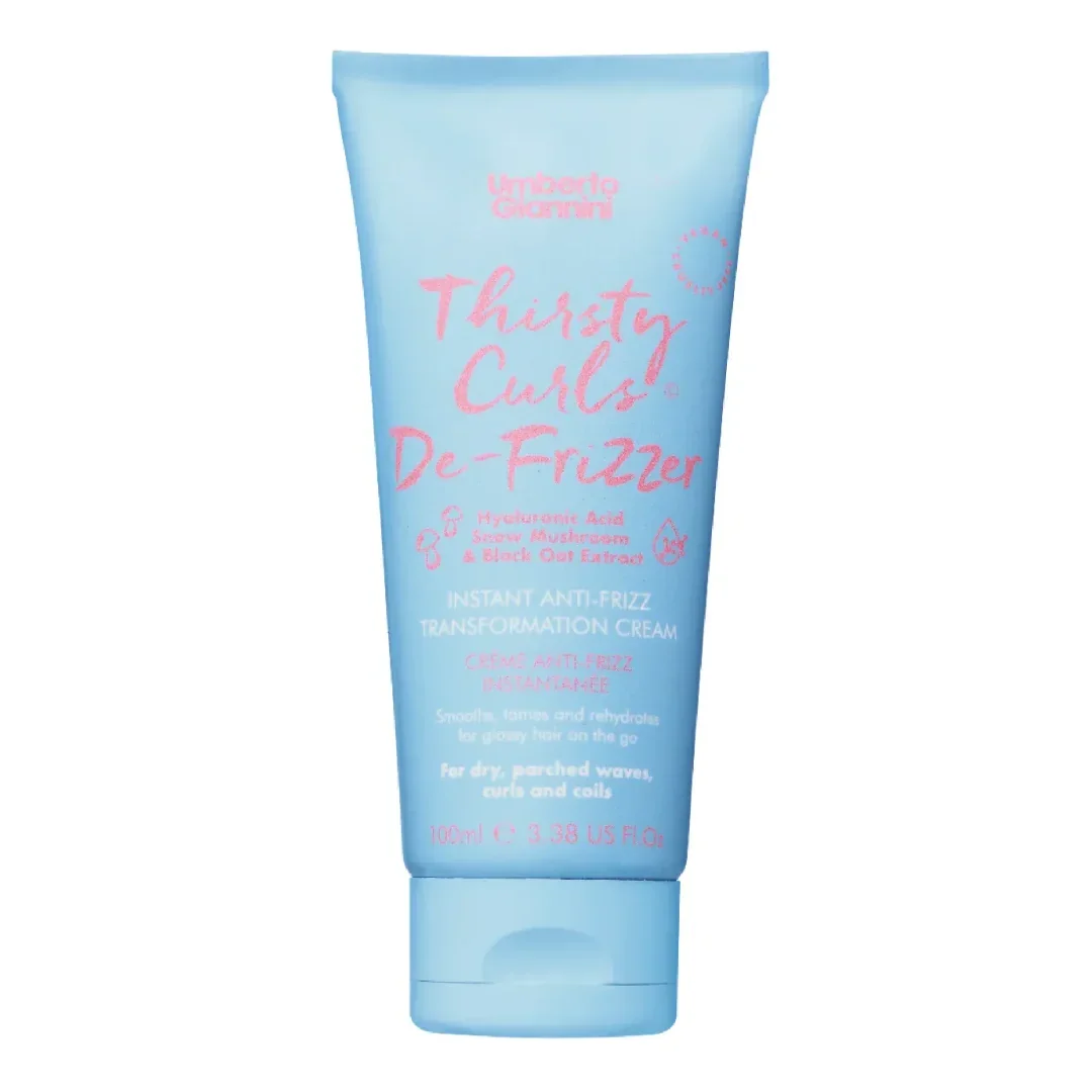 Crema leave-in pentru netezirea buclelor De-Frizzer Thirsty Curls, 100 ml, Umberto Giannini