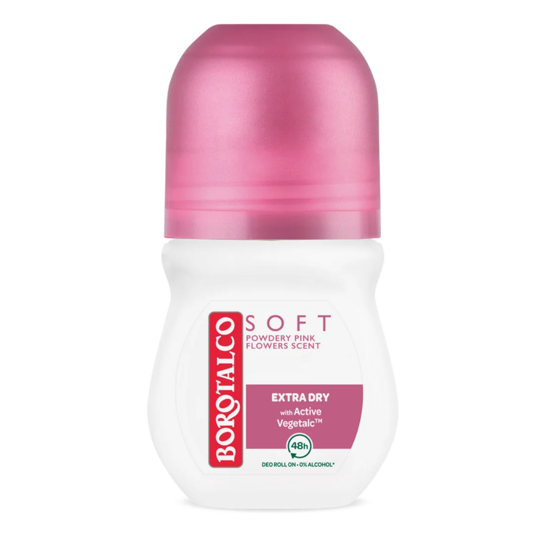 Deodorant roll-on Soft Pink, 50 ml, Borotalco