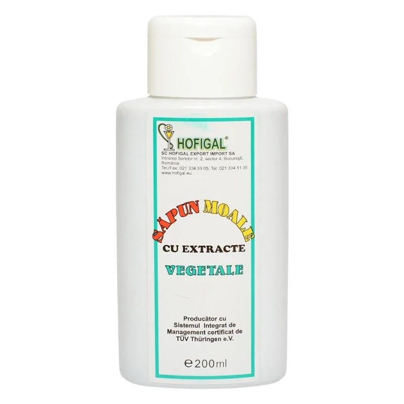Hofigal Sapun Moale Lichid Vegetal, 200 Ml
