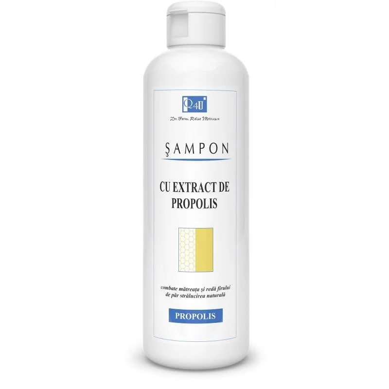 Sampon Cu Propolis Q4U, 250 Ml, Tis Farmaceutic