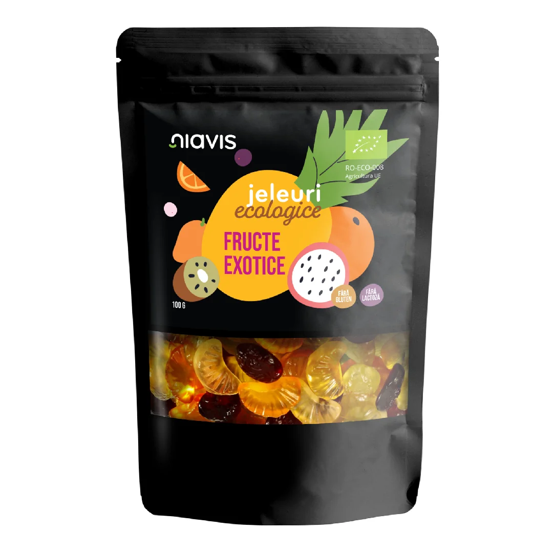 Jeleuri Ecologice Fructe Exotice, 100g, Niavis