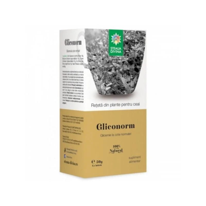Ceai Gliconorm, 50 G, Steaua Divina