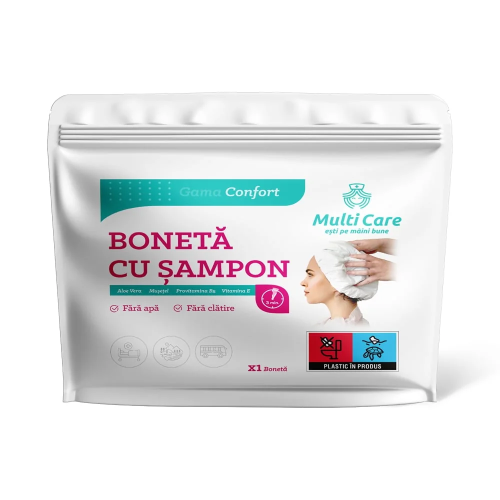 Boneta Cu Sampon Fara Clatire, Multi Care Confort