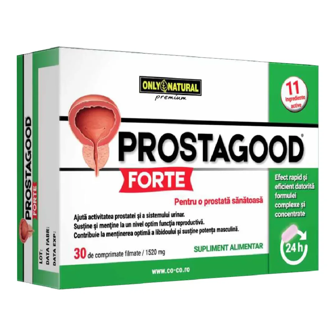 Prostagood Forte 30 Comprimate Filmate, Only Natural